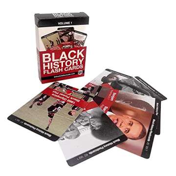Urban Intellectuals Black History Flashcards - Volume 1 Famous Black Cultural Holiday Trivia Playing...