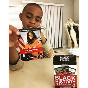 Urban Intellectuals Black History Flashcards - Volume 1 Famous Black Cultural Holiday Trivia Playing Cards Educational Activity for Adults Classroom