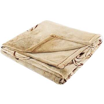 Warner Bros. Harry Potter Marauders Map Throw Blanket - Measures 50 x 70 inches - Fade Resistant Super Soft Fleece Bedding (Official Harry Potter Product)