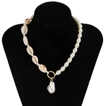 Unique Shell Choker Necklace for Summer Beach Style