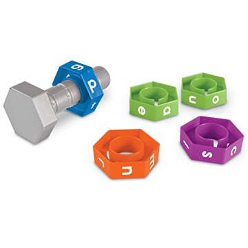 Learning Resources Word Construction, Spelling Activity Kit, Classroom Game, 36 Pieces, Ages 5+