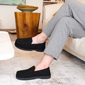 DL Memory Foam Moccasin Slippers for Ultimate Comfort