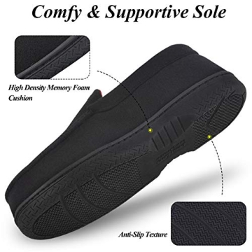 DL Memory Foam Moccasin Slippers for Ultimate Comfort