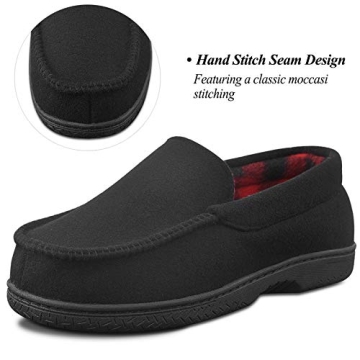 DL Memory Foam Moccasin Slippers for Ultimate Comfort