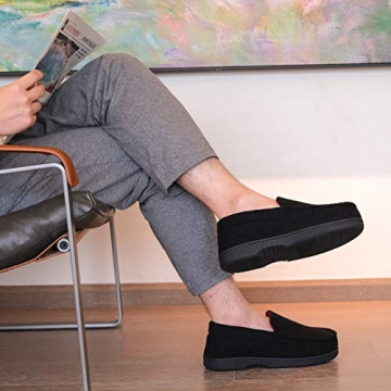 DL Memory Foam Moccasin Slippers for Ultimate Comfort