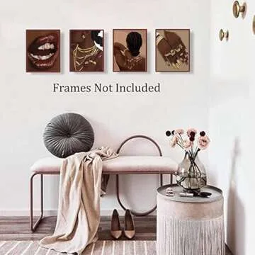 TANXM Black Woman Art Printing - Beautiful Home Decor