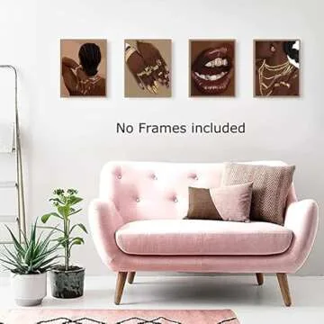 TANXM Black Woman Art Printing - Beautiful Home Decor