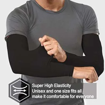 Feeke Arm Sleeves - UV Protection and Comfort for Sports