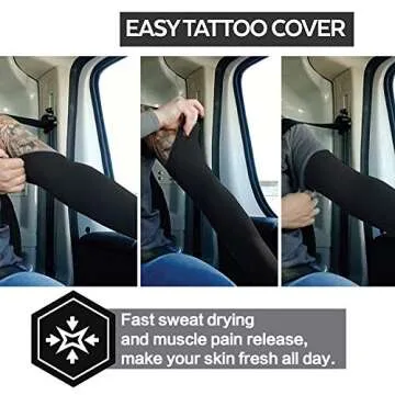 Feeke Arm Sleeves - UV Protection and Comfort for Sports