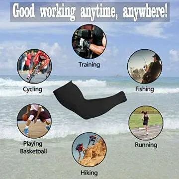 Feeke Arm Sleeves - UV Protection and Comfort for Sports