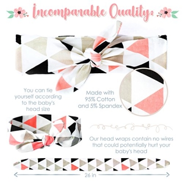 JLIKA Baby Girl Headbands 10 Pack Adjustable Hair Accessories