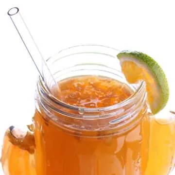 Dakoufish Clear Reusable Straws - Eco-Friendly & Durable