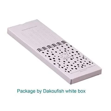 Dakoufish Clear Reusable Straws - Eco-Friendly & Durable