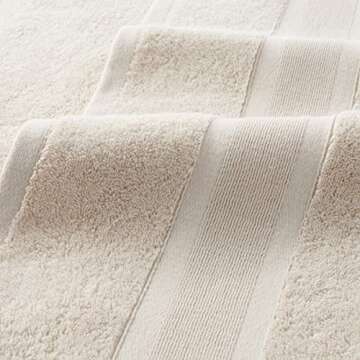 Aston & Arden Solid Turkish Bath Towels - Set of 2 - Extra Soft & Plush with Finest Long-Staple Aege...