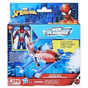 Marvel Epic Hero Series Web Splashers Spider-Man Hydro Jet Blast Playset
