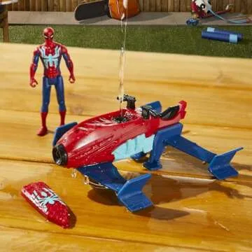 Spider-Man Hydro Jet Blast Toy - Action Figure Playset