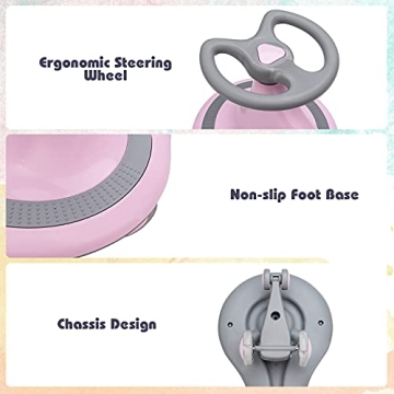 Buy BABY JOY Wiggle Car with LED Wheels for Kids