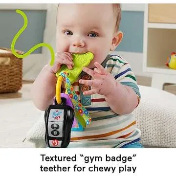 Fisher-Price Travel Toy with Music, Teether & Mirror