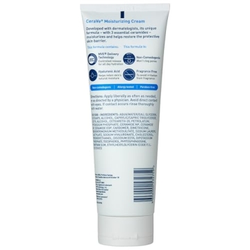 Hydrating CeraVe Moisturizing Cream for Face & Body