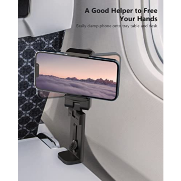 MiiKARE Airplane Phone Holder - Universal Handsfree Mount