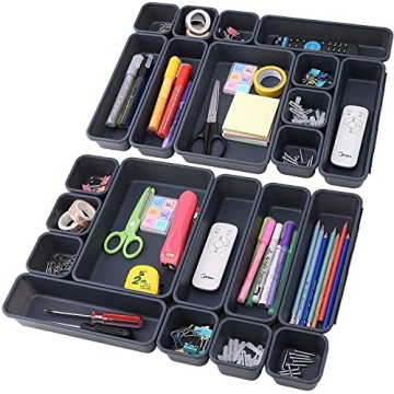 KeFanta 22 Pack Desk Drawer Organizers for Every Space