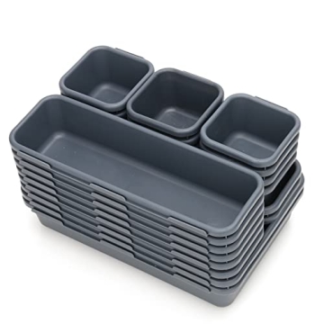 KeFanta 22 Pack Desk Drawer Organizers for Every Space