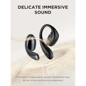 Haowolf Open Ear Headphones for Ultimate Comfort