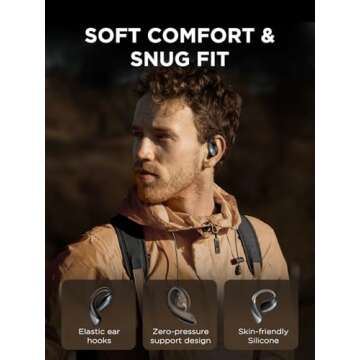 Haowolf Open Ear Headphones for Ultimate Comfort