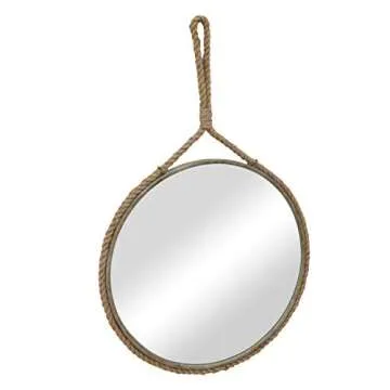 Stonebriar Decorative Rope Mirror for Nautical Home Décor