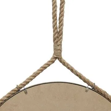 Stonebriar Decorative Rope Mirror for Nautical Home Décor