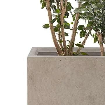 Kante 3-Piece Tall Concrete Planters Set for Indoor Outdoor