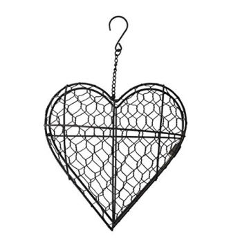 Candyqueen Succulent Planter Heart Hanging Frame for Home