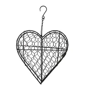 Candyqueen Succulent Planter Heart Hanging Frame for Home