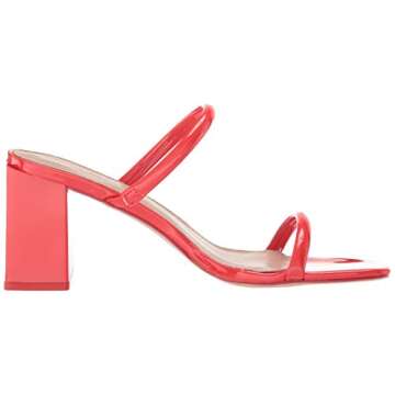 BCBGeneration Women's Tatiana Block Heel Mule Heeled Sandal