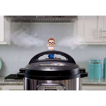 SteamMates Henry Compatible with Instant Pot Accessories 6 qt 8 quart | Steam Diverter | Does Not Fit Lux Model or Costco SV Model | Redirect Steam on InstaPot Away From Cabinets | Fits Duo Only