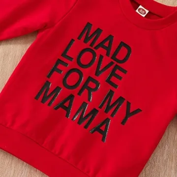 Cute Doqcey Valentine's Day Toddler Sweatshirt for Kids