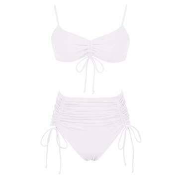 Meyeeka Sexy High Waisted Swimsuit for Women - Thong Style