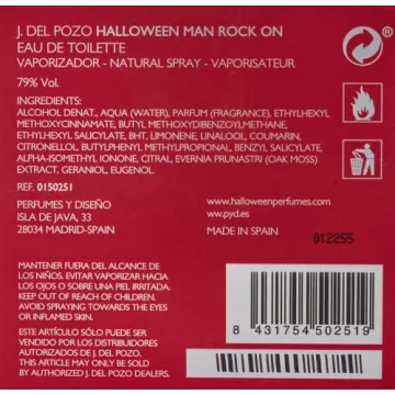 J Del Pozo Rock On EDT Spray Sophisticated Men Fragrance