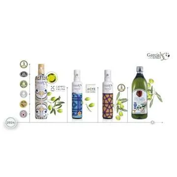 GARCÍA DE LA CRUZ - Organic Extra Virgin Olive Oil, Master Miller Premium Oil, Almond and Tomato Tones, Smooth Body, Sourced in Spain, Montes de Toledo, Bottled in Tins - 3L