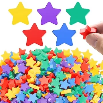 Chuangdi 500 Pcs Star Erasers Bulk Mini Erasers Awards Supplies Colorful Fun Erasers Cute Erasers fo...