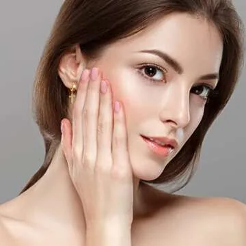 Cupimatch 3-6 Pairs Stainless Steel Cross Dangle Huggie Hinged Hoop Earrings for Men Women (1 Pair Gold Cross)