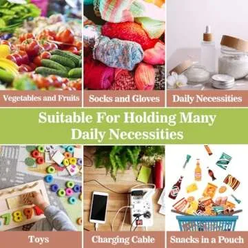 MAQIHAN 6 Pack Reusable Produce Bags Cotton Mesh Produce Bags Mesh Storage Produce Bags Reusable Durable Double Stitched With Drawstring Produce Bag For Vegetables,Fruit & Grocery Shopping (2L,2M,2S)