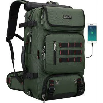WITZMAN Men's Carry-On Travel Backpack | Stylish & Functional