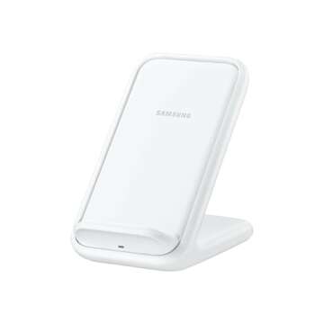 SAMSUNG 15W Fast Charge 2.0 Wireless Charger Stand - White (US Version with Warranty