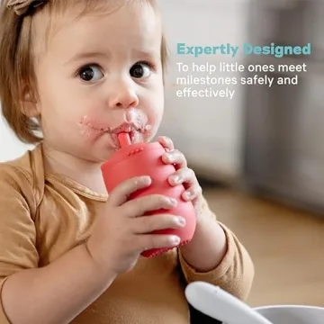 ezpz Mini Cup + Straw Training System for Toddlers
