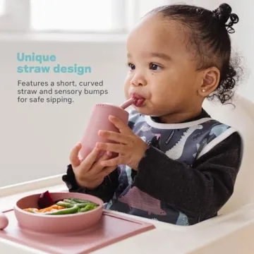 ezpz Mini Cup + Straw Training System for Toddlers