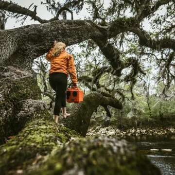 DemerBox: Waterproof, Portable, and Rugged Outdoor Bluetooth Speakers. Loud Sound, Deep Bass, 40+ hr Battery Life, Dry Box + USB Charging, Multi-Pairing Party Mode. Built to Last