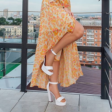 IDIFU Women's Platform High Heel Sandals for Every Occasion