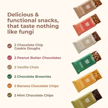 Organic Mushroom Protein Bars Packed with Nutrients