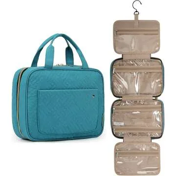 Water-resistant Toiletry Bag with Hanging Hook